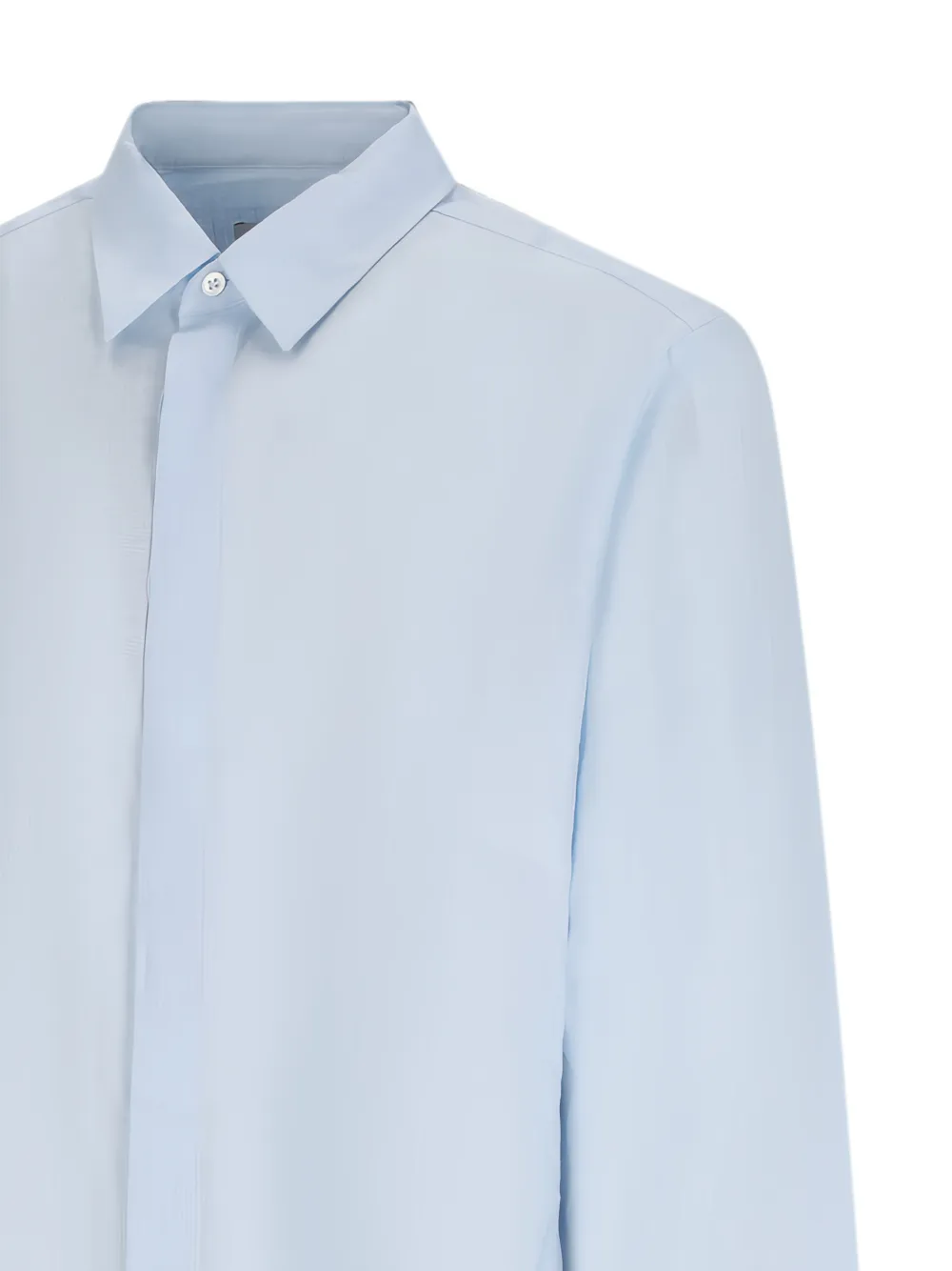 Lardini Overhemd met verborgen voorkant Blauw