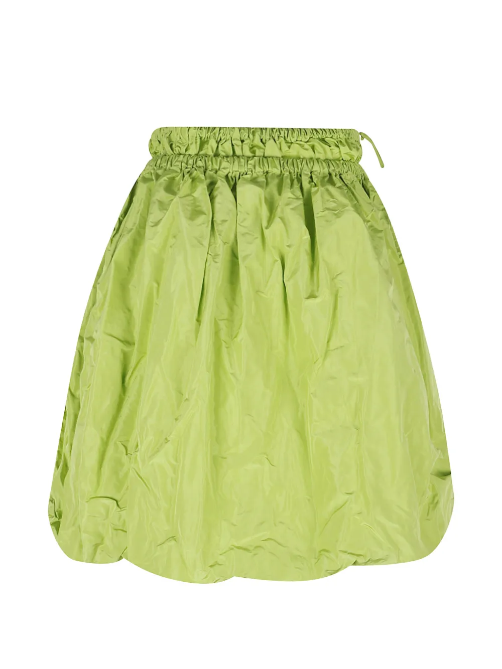 Prada Mini-rok met elastische taille Groen