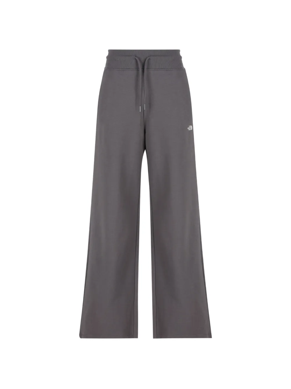 The North Face embroidered logo wide-leg trousers - Grigio