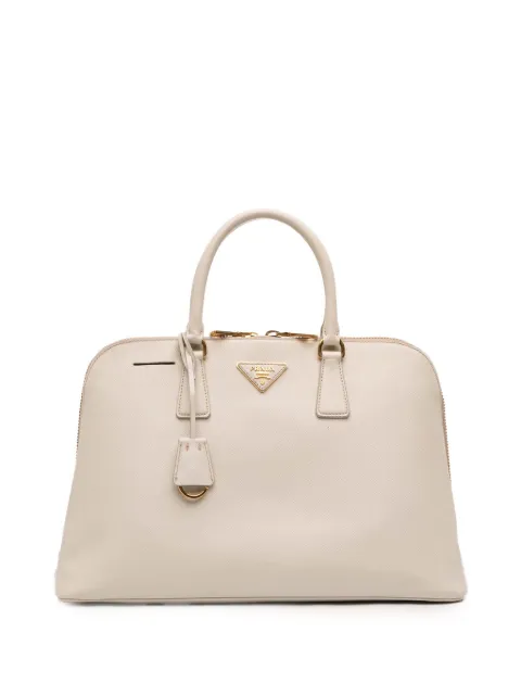 Prada Pre-Owned bolso satchel Lux Promenade pequeño de piel saffiano 2000-2025