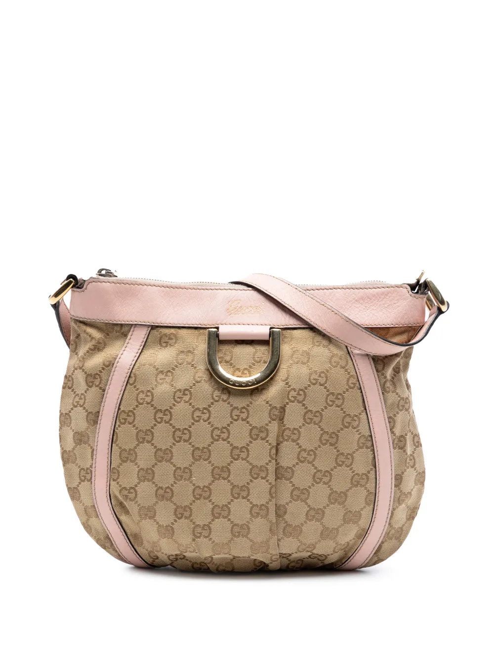 Gucci Pre-Owned 2016-2026 GG Canvas Abbey D Ring crossbody bag - Rosa