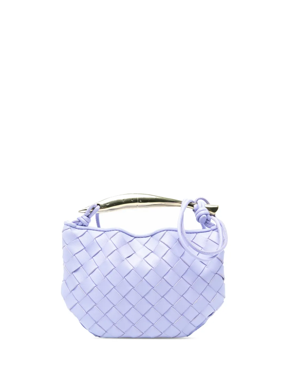 Bottega Veneta Pre-Owned 2012-2025 Baby Lambskin Intrecciato Sardine Bag satchel - Purple