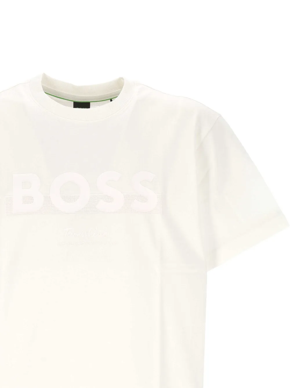 BOSS T-shirt met logoprint Beige