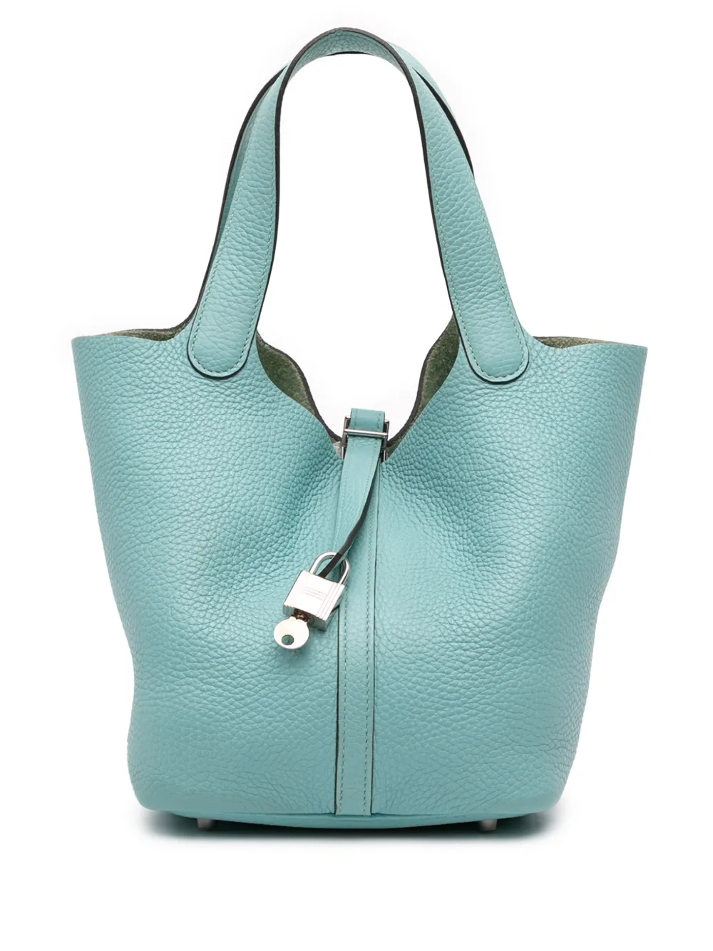 Hermès Pre-Owned 2017 Clemence Picotin Lock 22 handbag - Blau