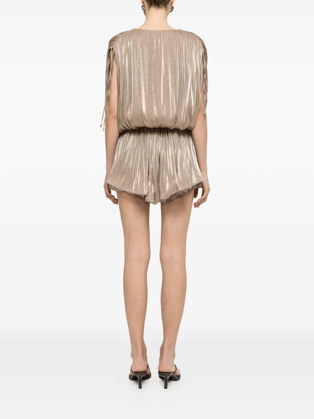 NISSA Chiffon mini-jurk Grijs