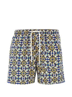 RHUDE graphic-print Drawstring Swim Shorts | Green | FARFETCH