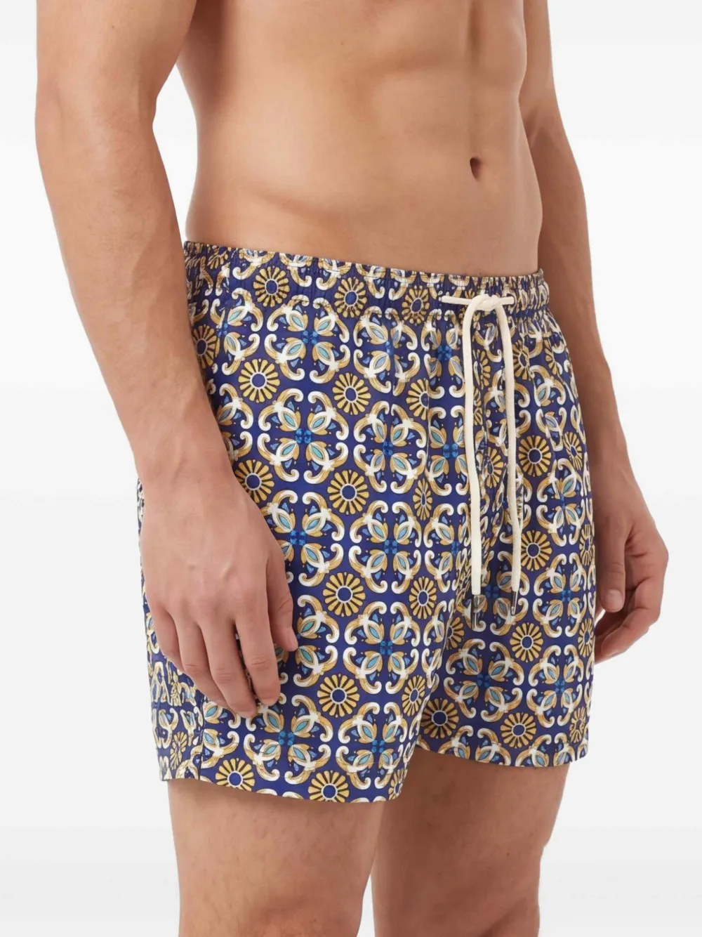PENINSULA SWIMWEAR Amalfi zwembroek met tegelprint Blauw
