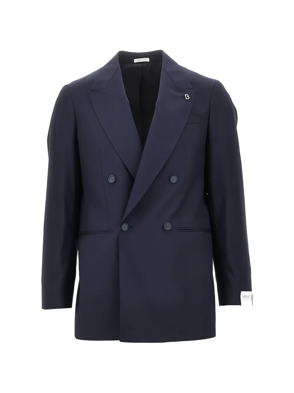 Breras Milano Double-breasted Jacket In Blue