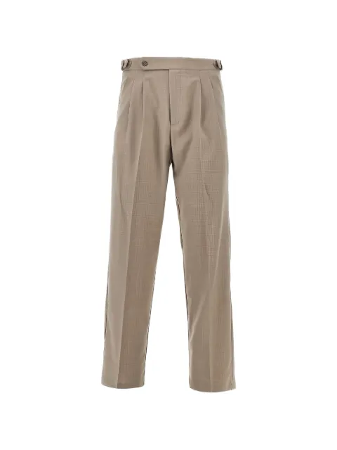MARSEM pleated buckle-adjuster trousers