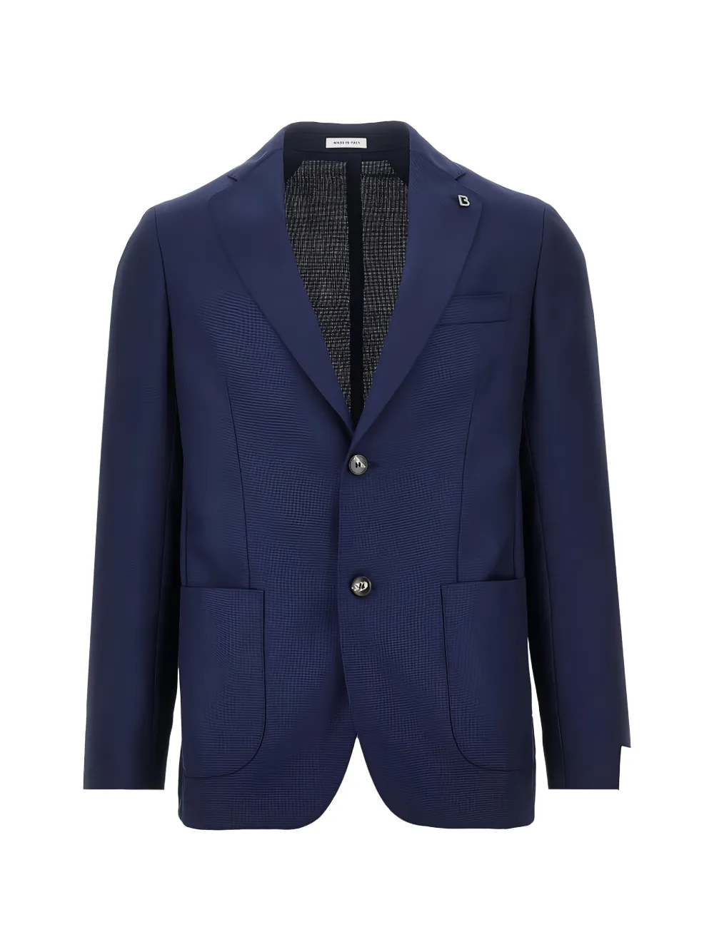 BRERAS MILANO patch pocket blazer - Blue