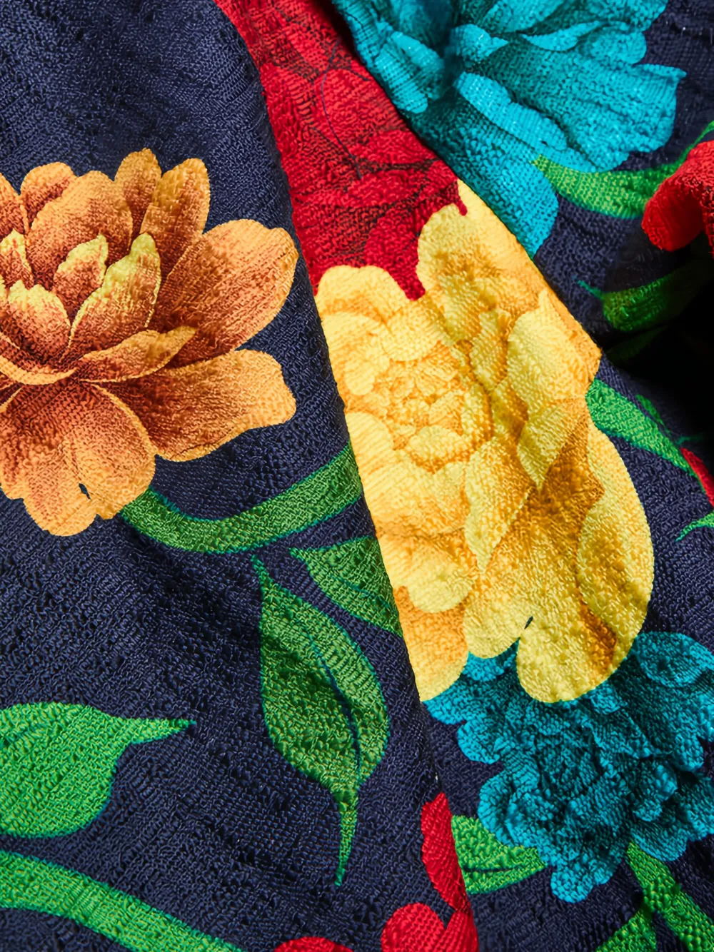 La DoubleJ Hendrix broek met bloemenprint Blauw