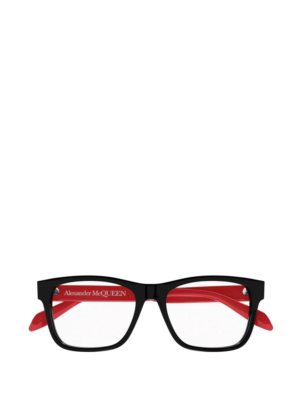 Alexander McQueen square full-rim eyeglasses - Nero