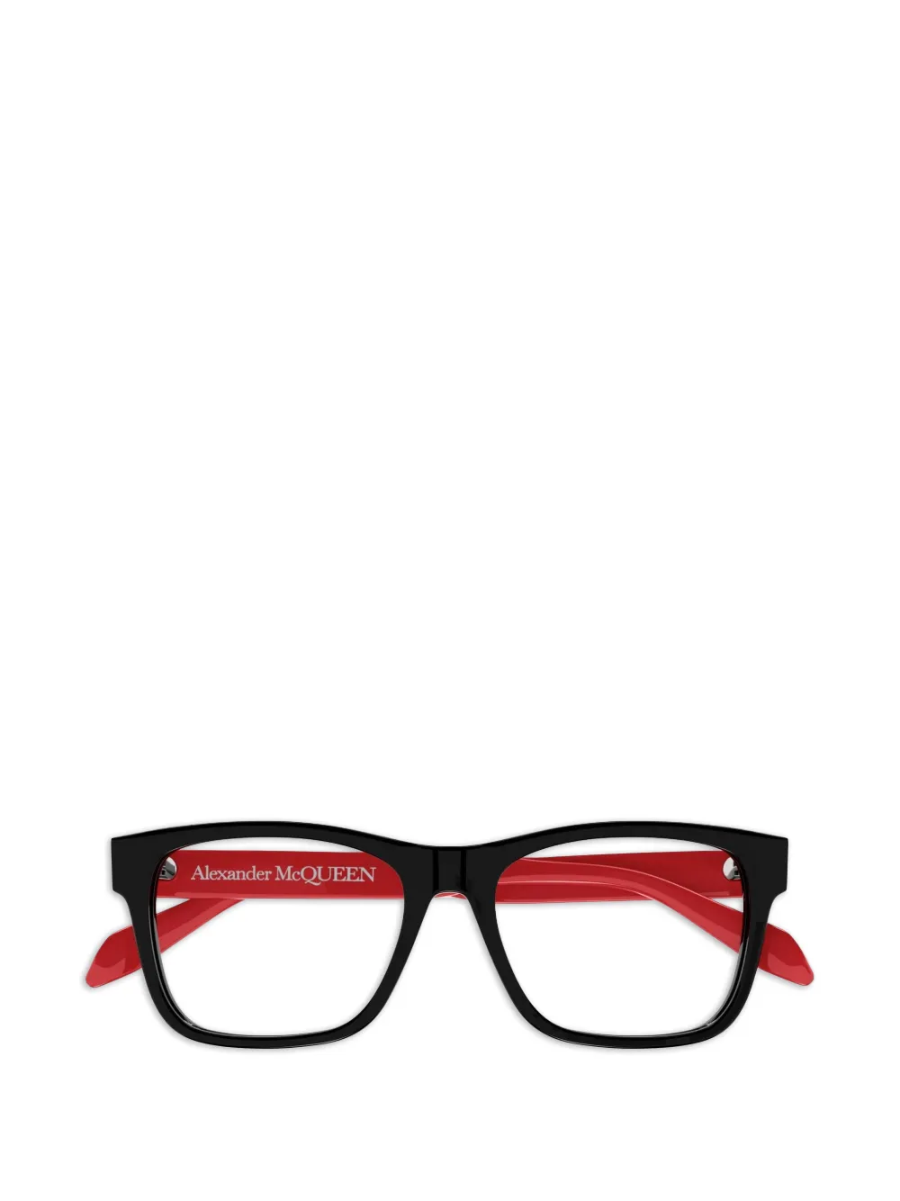 Alexander McQueen square full-rim eyeglasses - Nero