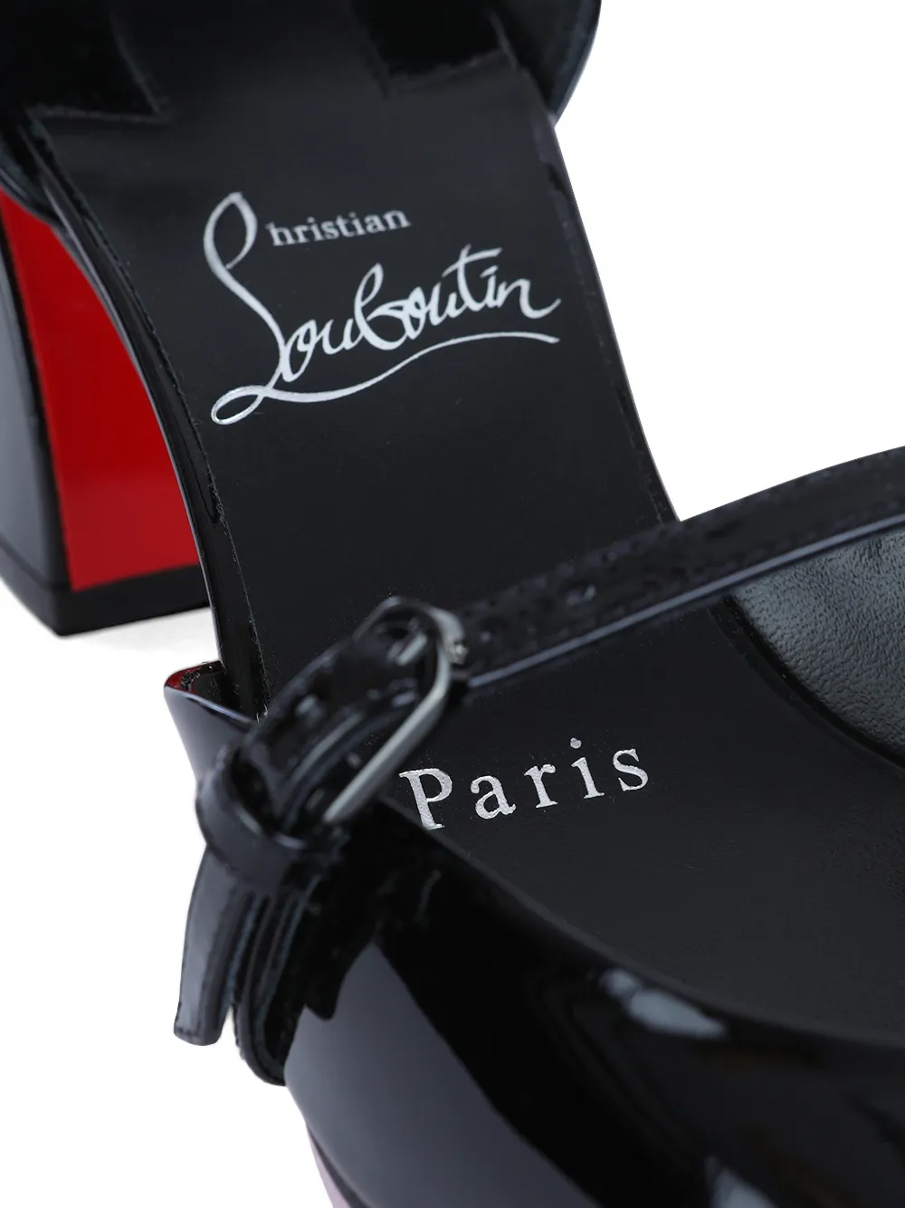 Christian Louboutin アンクルストラップ パンプス | ブラック