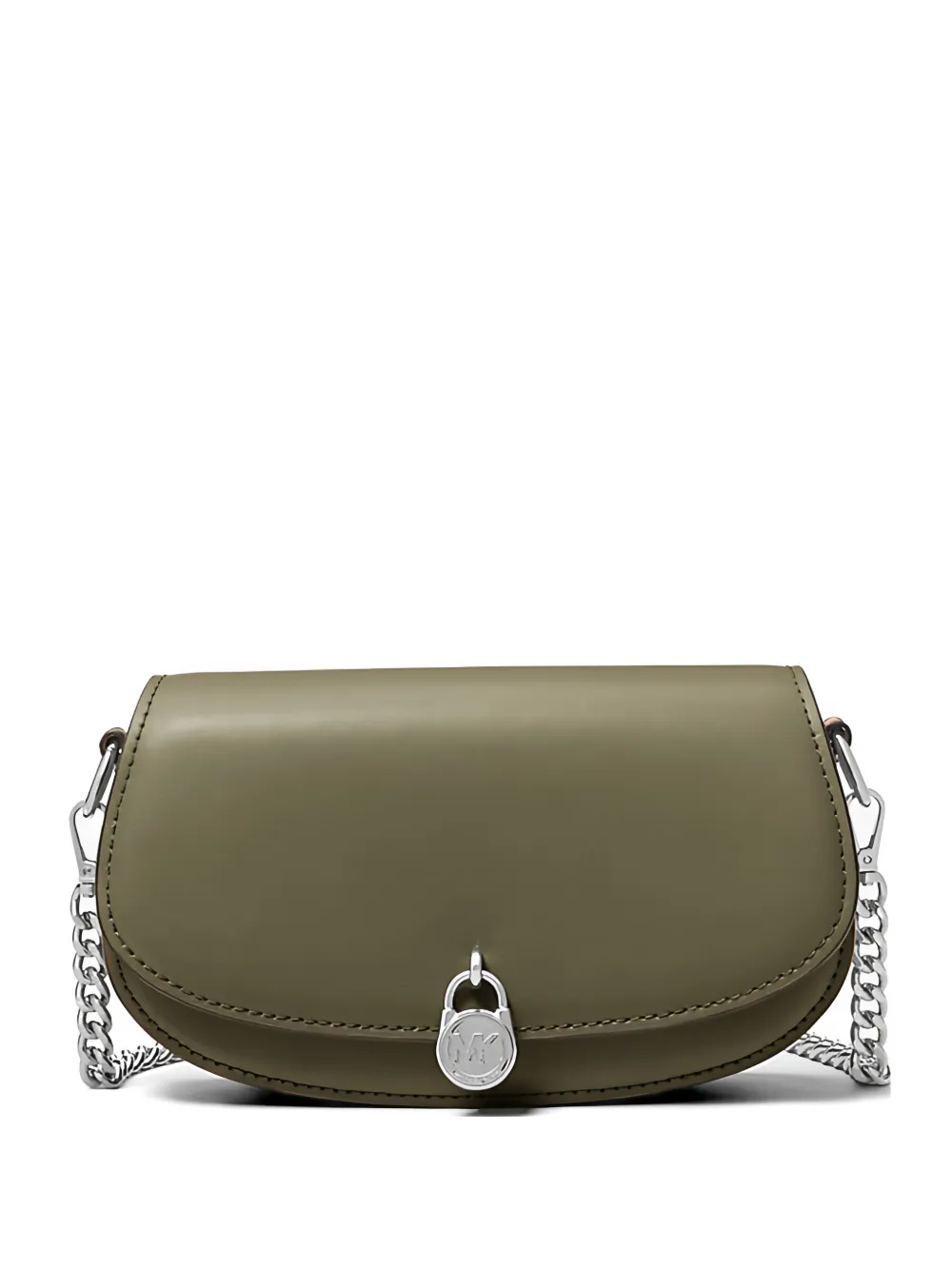 Michael Kors small Mila chain leather shoulder bag - Verde