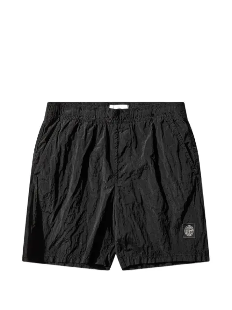 Stone Island logo-patch swim shorts