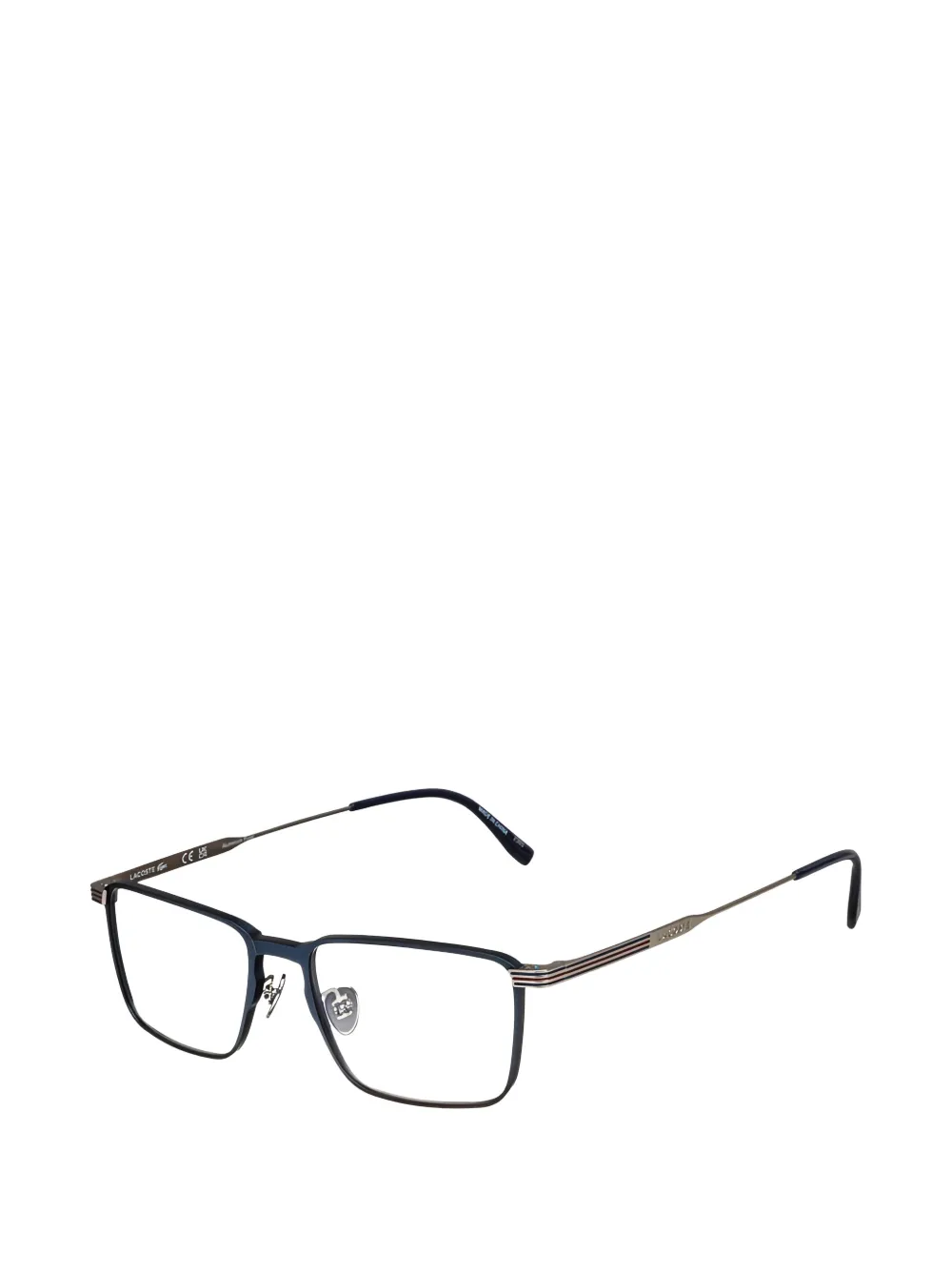 Lacoste Rectangle-frame Glasses In Blue