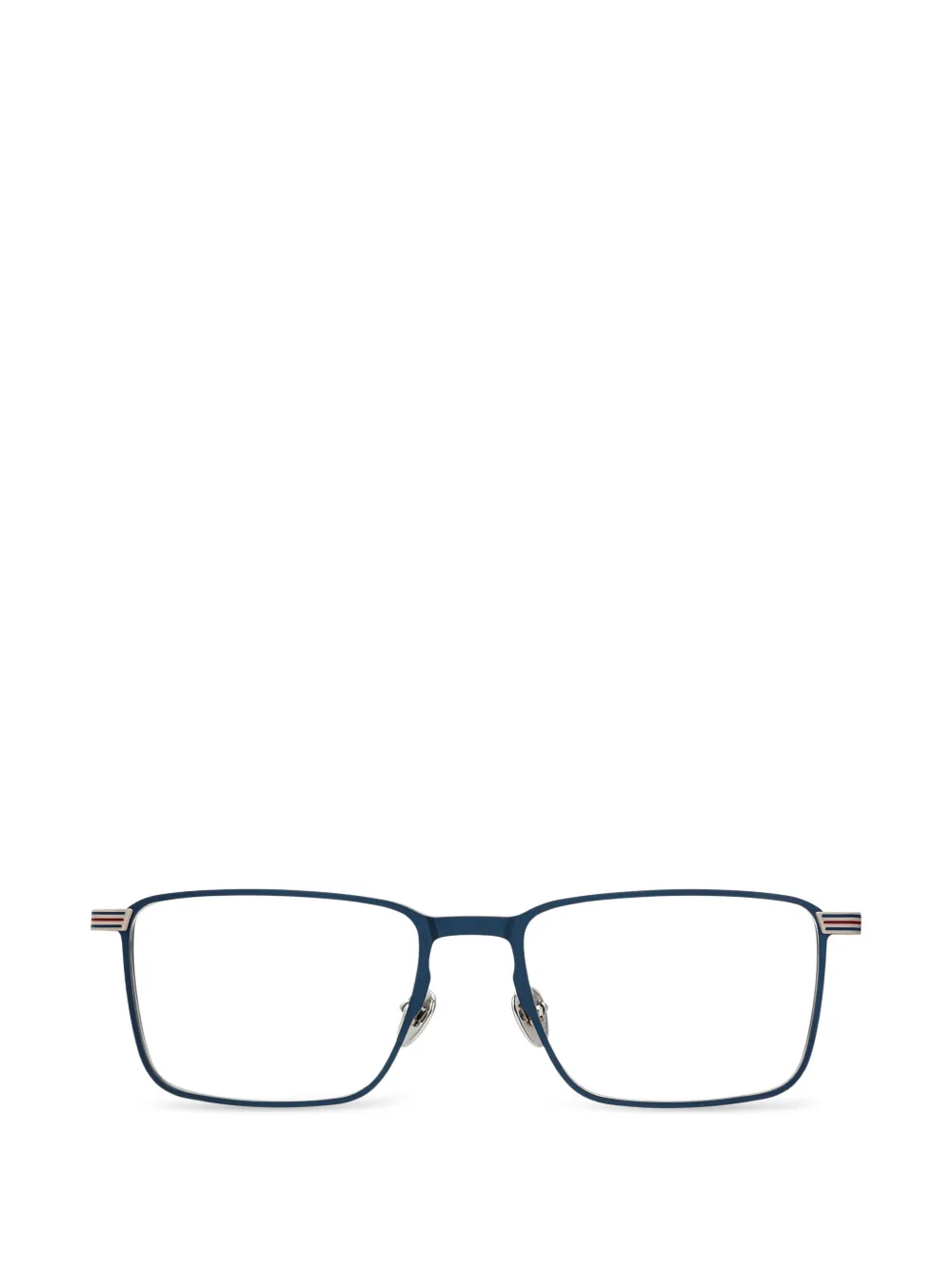Lacoste rectangle-frame glasses - Blu
