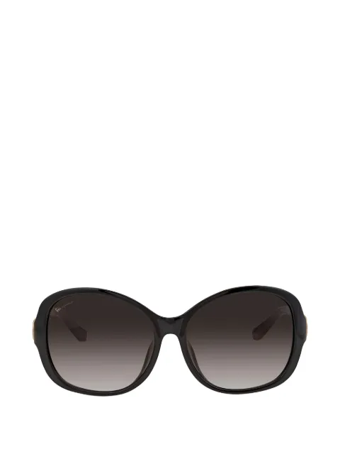 Ferragamo full rim oval-frame sunglasses