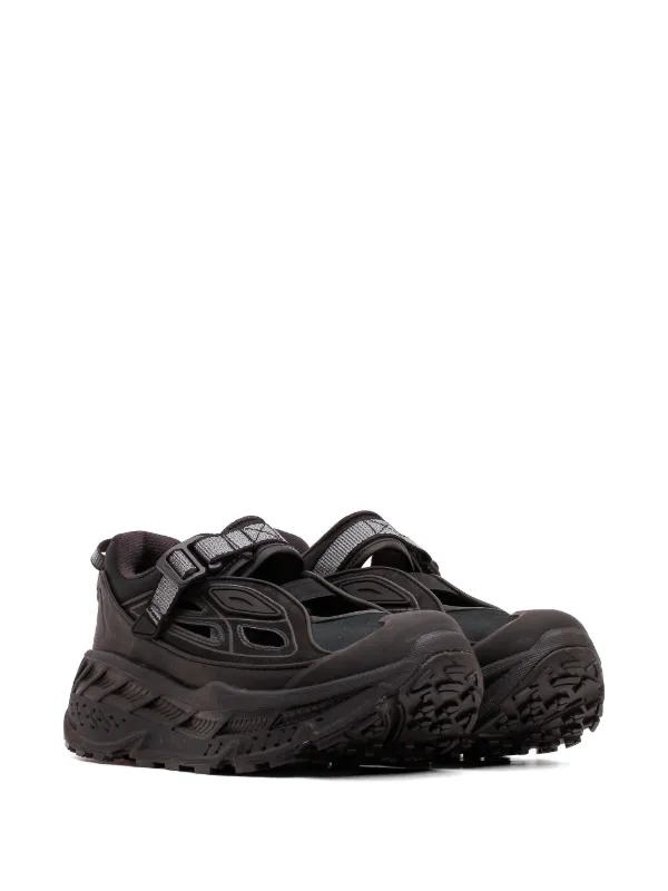 HOKA Stinson Breeze Cutout Sneakers | Black | FARFETCH