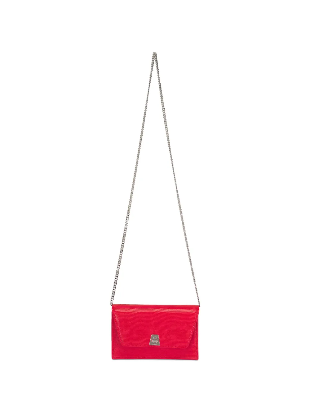 Akris chain-envelope clutch bag - Rosso