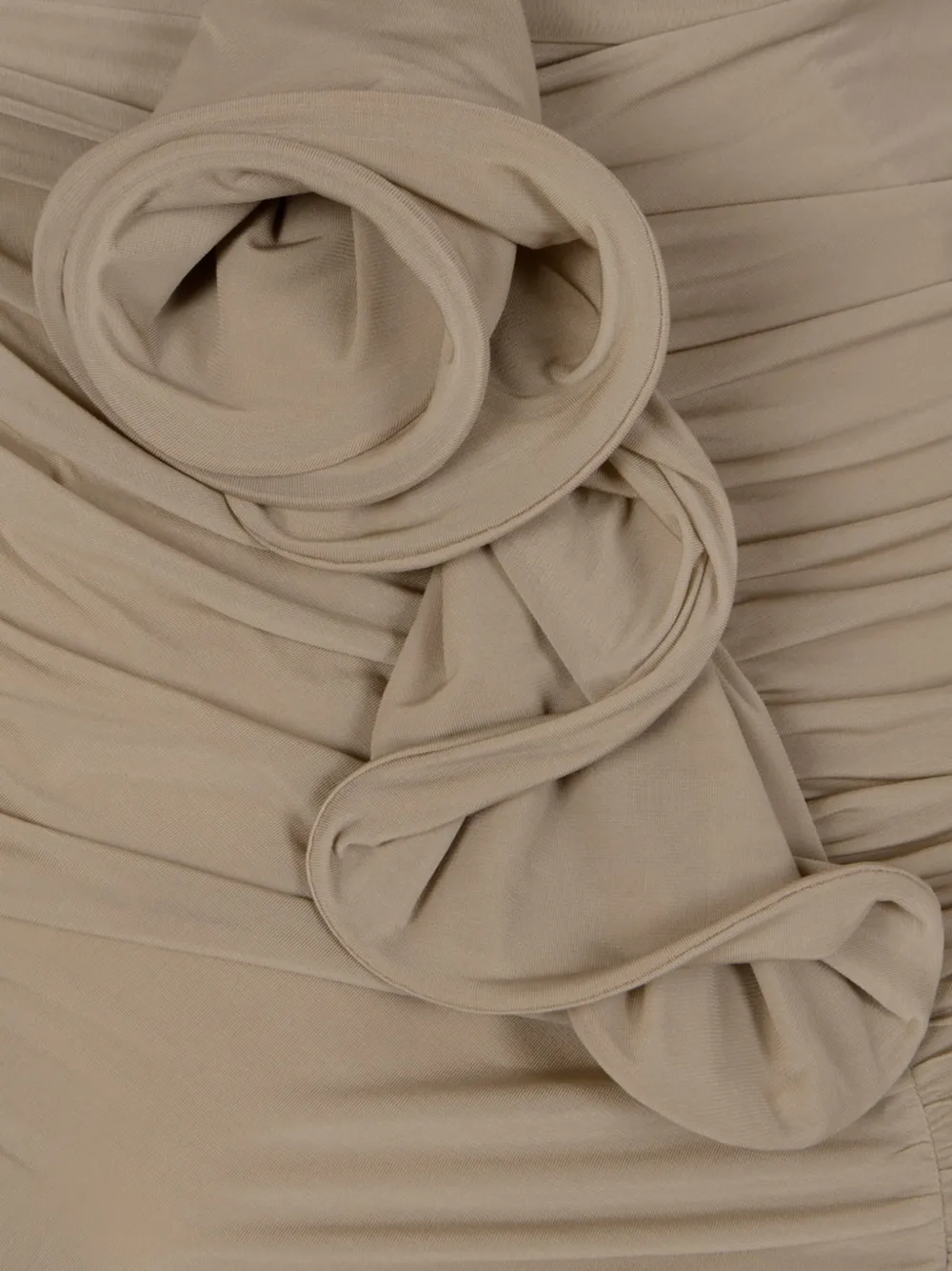Magda Butrym Jurk met bloemdetail Beige