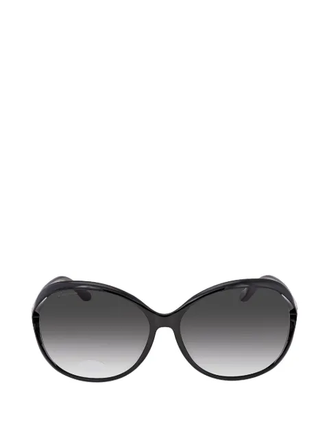 Ferragamo oval full-rim sunglasses