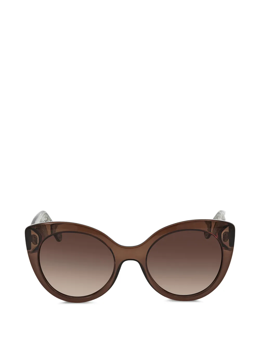 Ferragamo cat-eye full-rim sunglasses - Braun