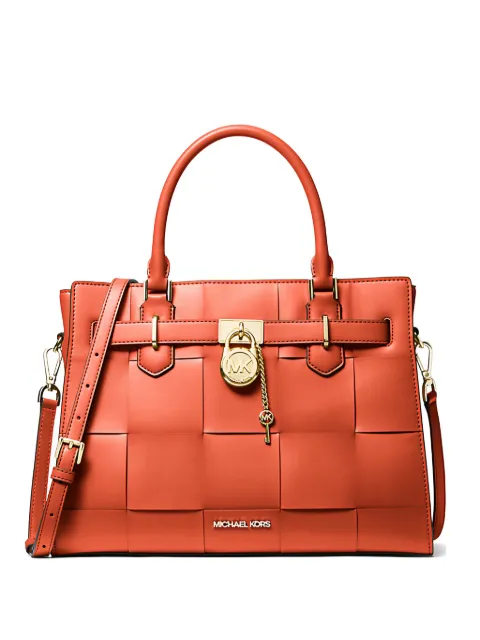 Michael Kors Hamilton woven  satchel