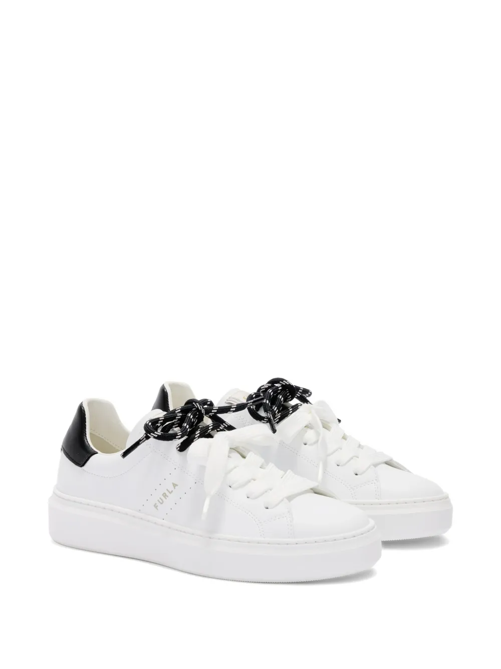 Furla Hype lace-up sneakers Wit