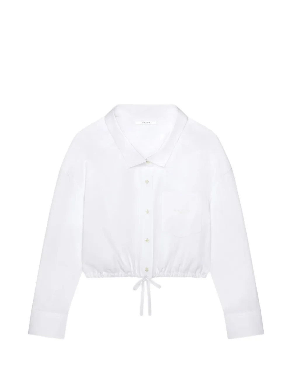 Givenchy cropped-collar shirt - Bianco