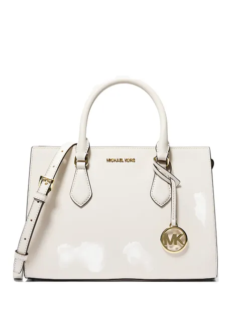 Michael Kors zip sheila leather satchel
