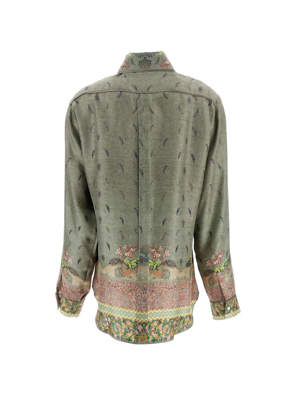 Pierre-Louis Mascia Shirt met bloemenprint Groen