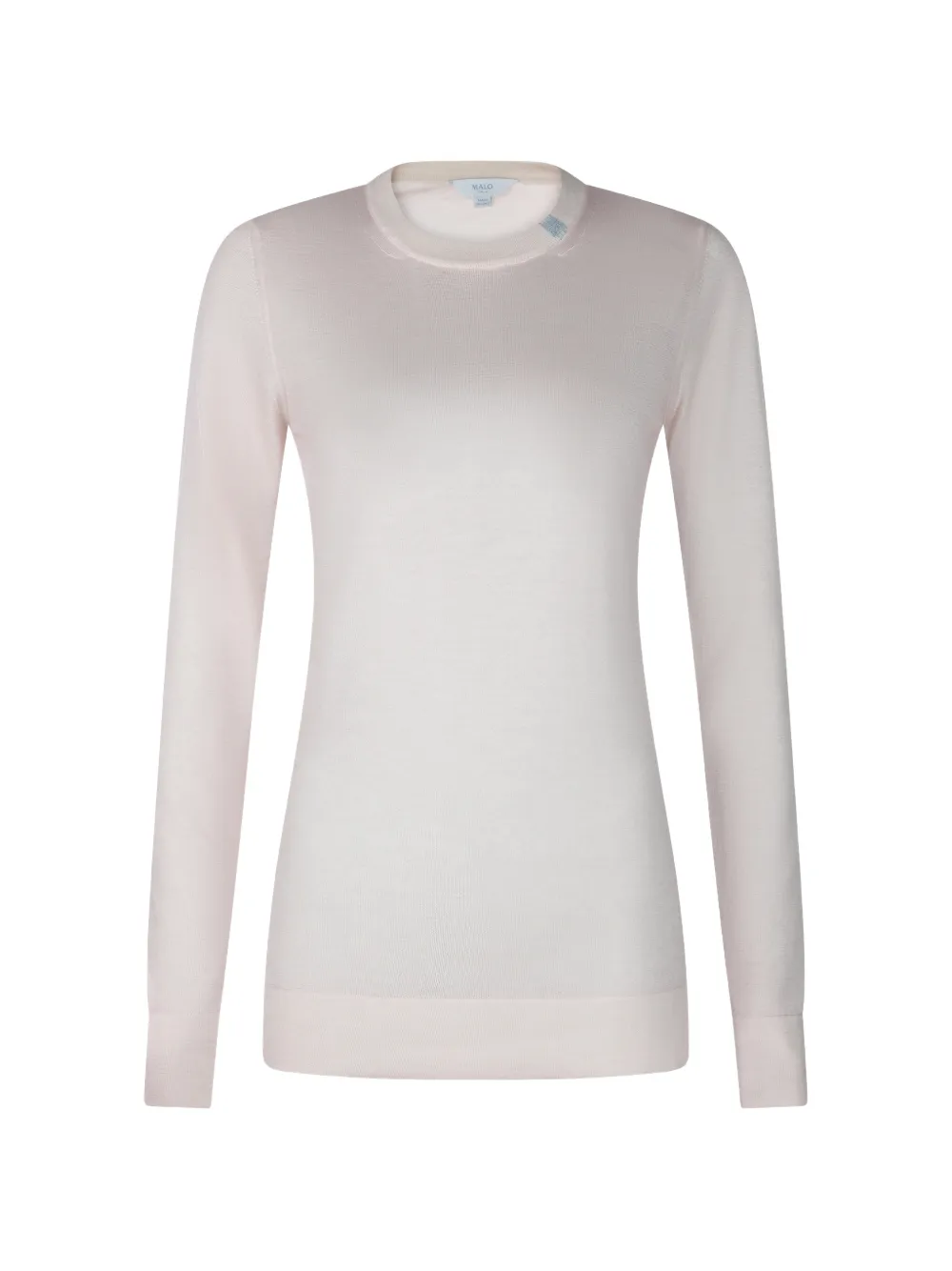 Malo long-sleeved sweater - Bianco