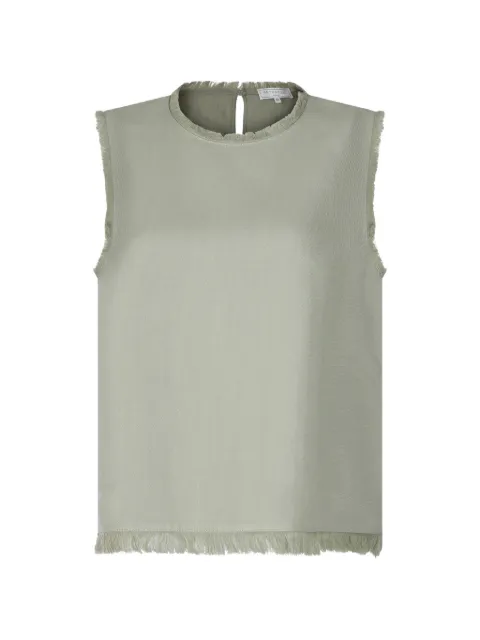 Antonelli fringed-trim top