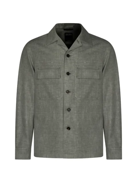Zegna chest-pocket shirt jacket