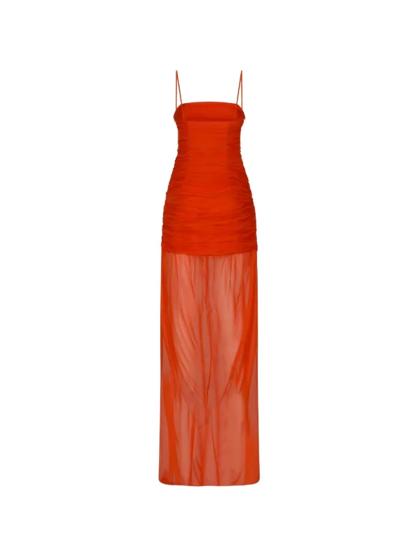 ruched panel dress Sherri Hill 57253