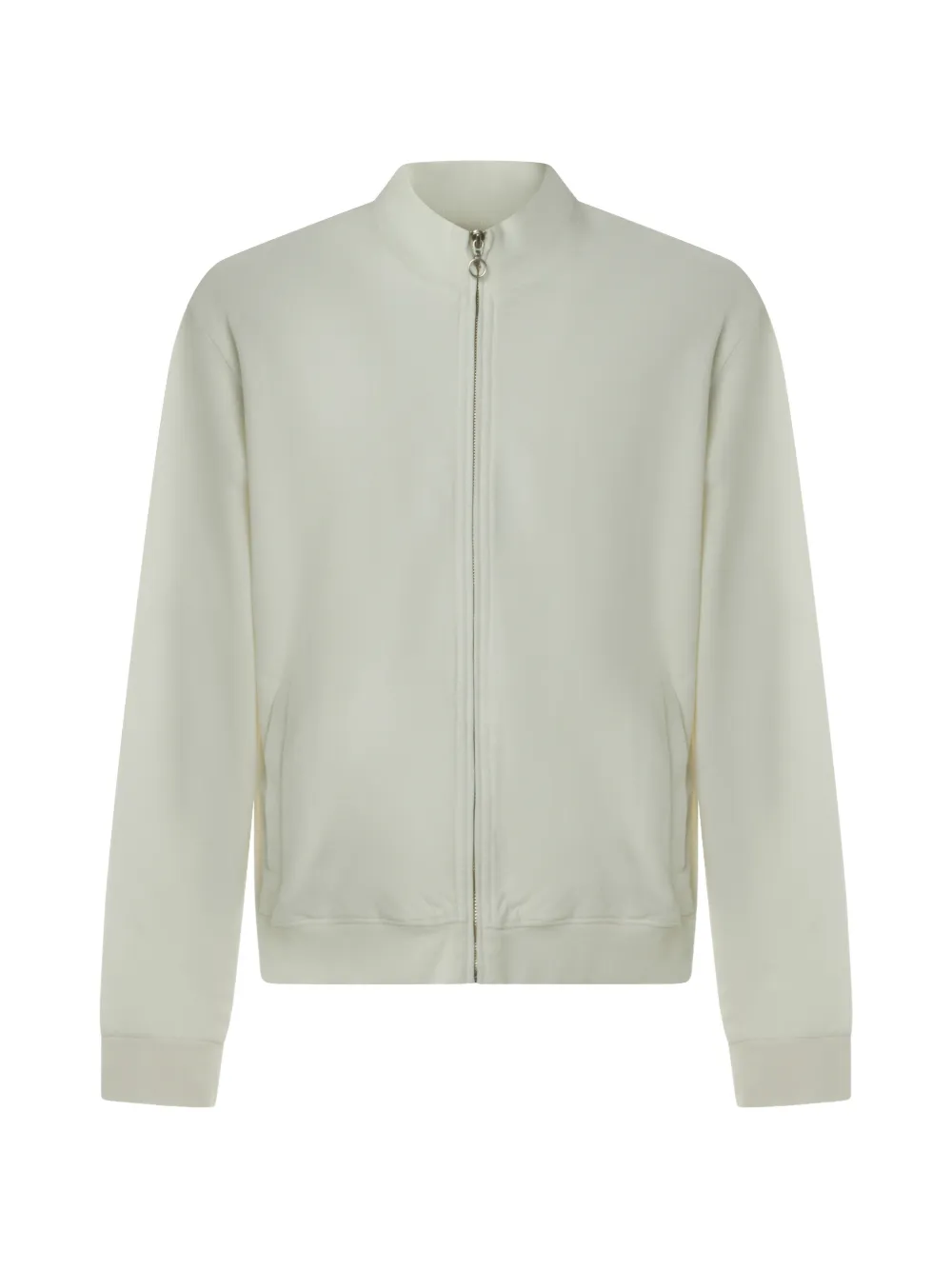 04651 / A TRIP IN A BAG full-zip sweater - Bianco