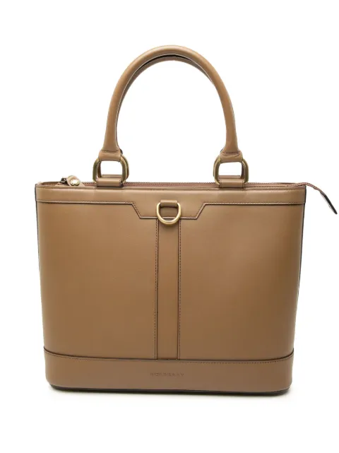 Burberry Pre-Owned 2000-2017 레더 토트 백