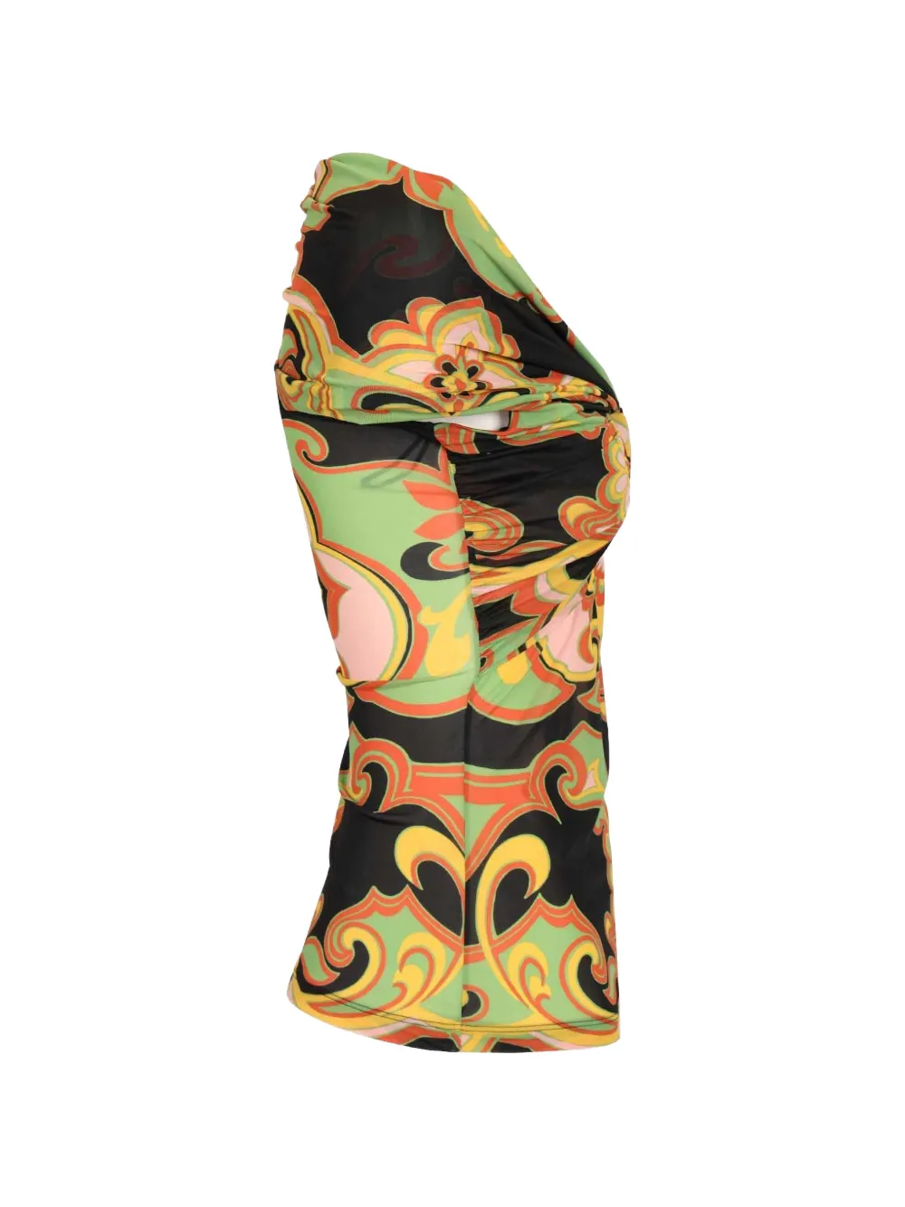 ETRO Off-shoulder top Zwart