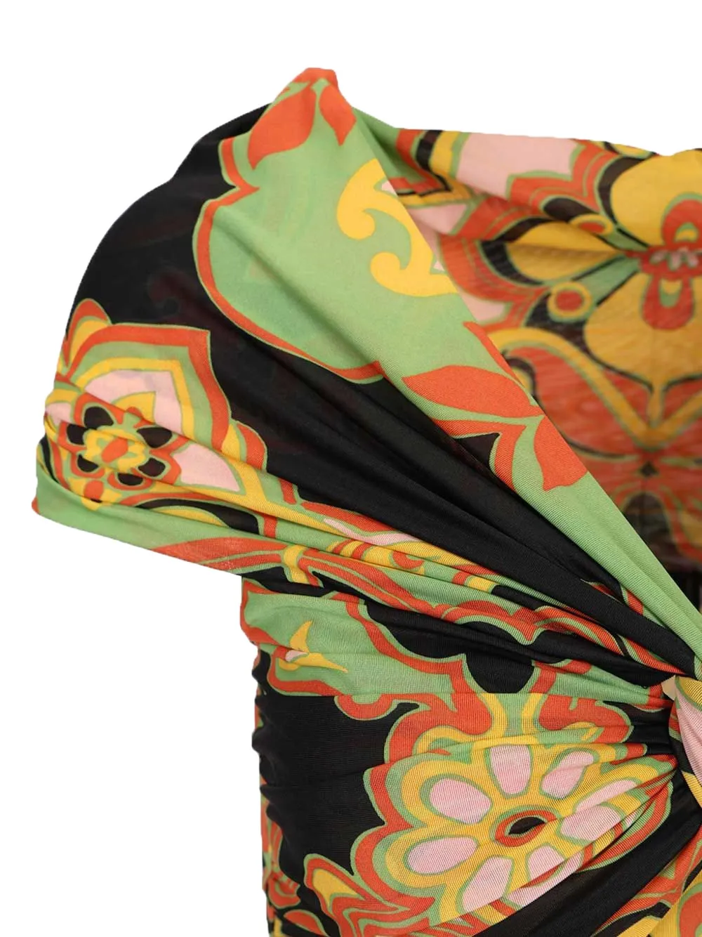 ETRO Off-shoulder top Zwart