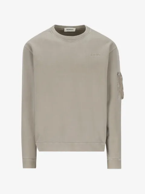 Premiata sweatshirt med lynlås-lomme