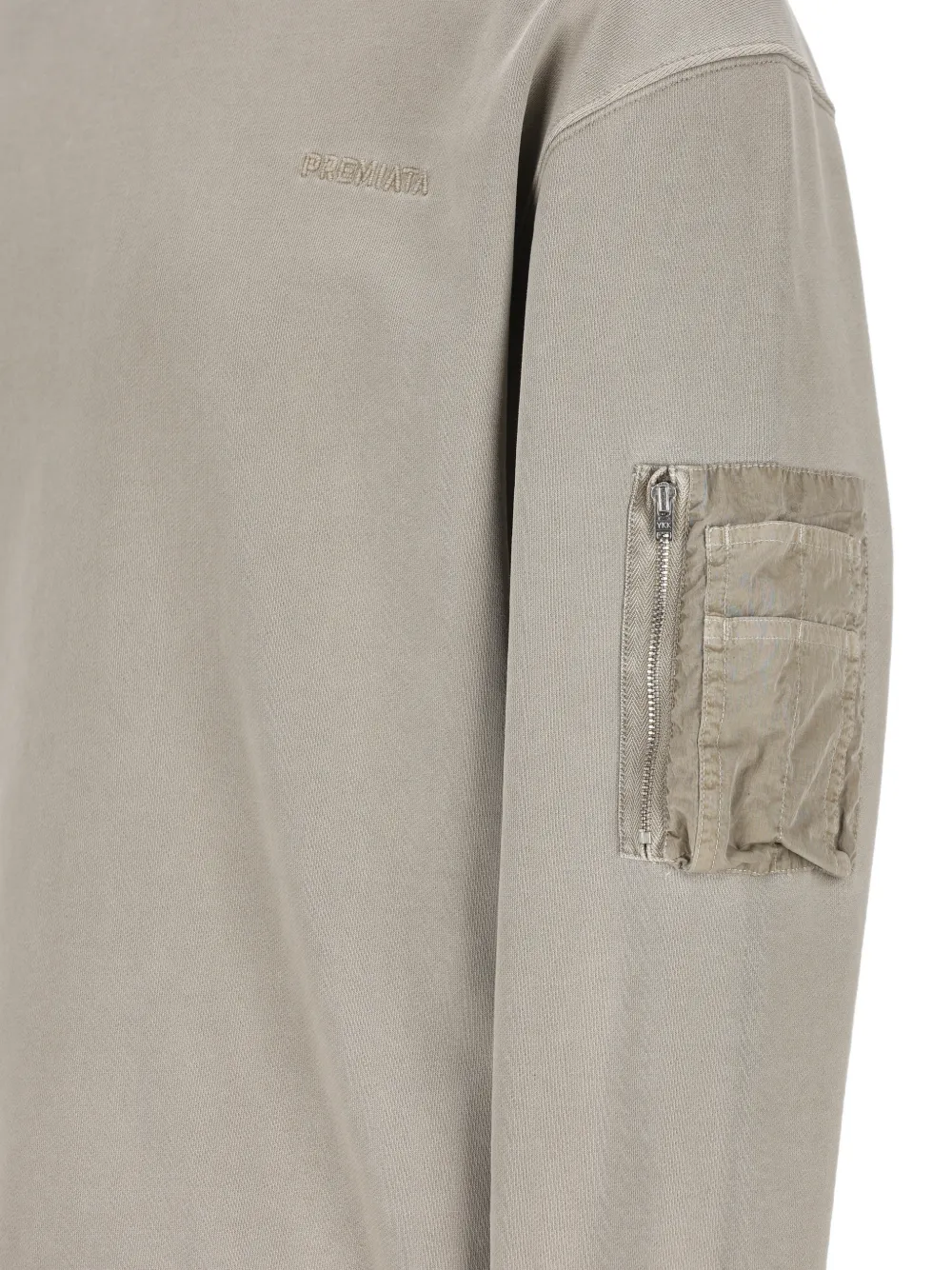 Premiata Sweater met ritszak Grijs