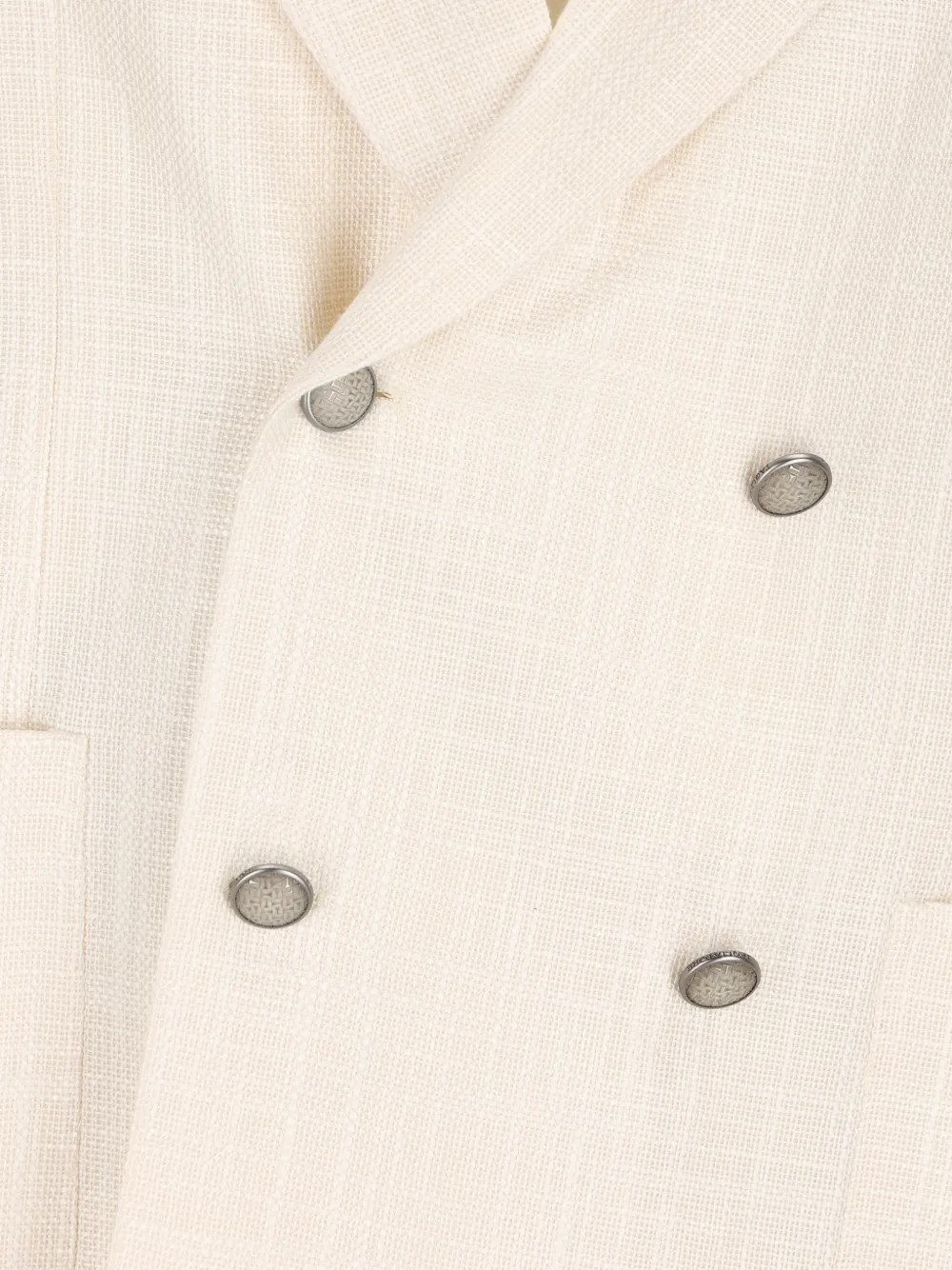 Tagliatore Blazer met dubbele rij knopen en zak Beige