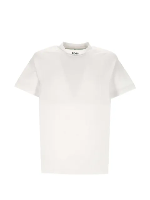 BOSS logo-print raglan-sleeve T-shirt