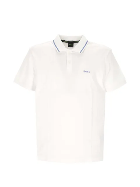 BOSS logo-embroidered  polo shirt