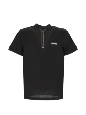 BOSS Active ストレッチ ポロシャツ | ブラック | FARFETCH JP