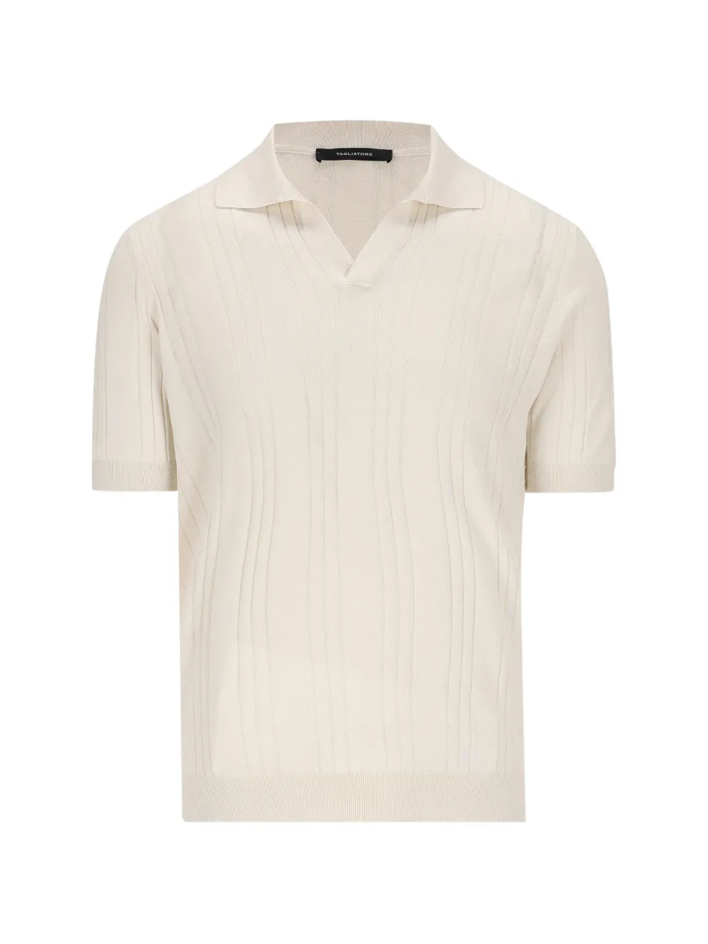 Tagliatore ribbed polo shirt - Nude