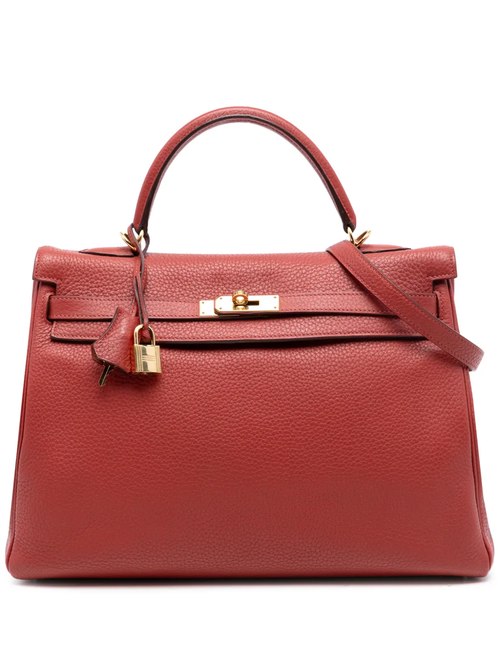 Hermès Pre-Owned 2009 Togo Kelly II Retourne 35 satchel - Rot