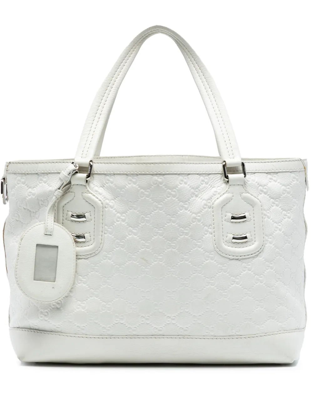 Gucci Pre-Owned 2000-2015 Guccissima Techno Tag tote bag - Bianco